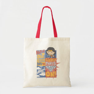 Bolso De Tela Chibi Wonder Woman   ¡Tengo Mis Pantalones De Pesc