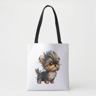 Bolso De Tela Chibi Yorkshire Terrier