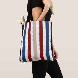Bolso De Tela  Chic Moderno Estriado  