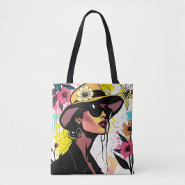 Bolso De Tela Chic Pop Floral Duet