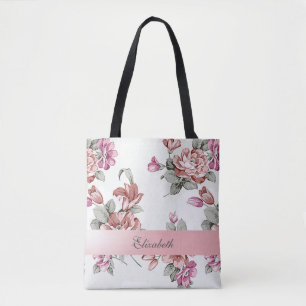 Bolso De Tela Chic Vintage Femenino Flores-Personalizado