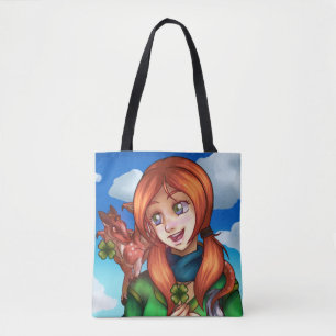Bolso De Tela Chica afortunado
