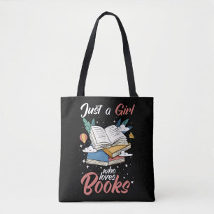 Bolso De Tela Chica bibliotecario futuro de librería para libros