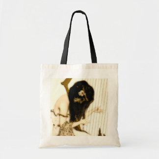Bolso De Tela Chica con la arpa