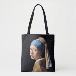 Bolso De Tela Chica con Pearl Earring-Johannes Vermeer