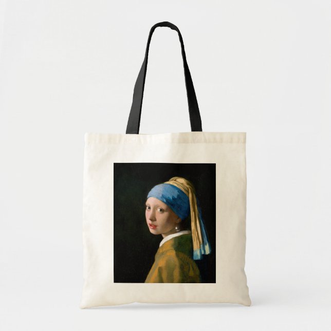 Bolso De Tela Chica con Pearl Earring, Johannes Vermeer, 1665 (Frente)