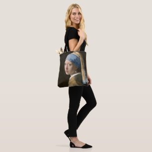 Bolso De Tela Chica con una perla  