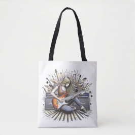 Bolso De Tela Chica con vibraciones musicales