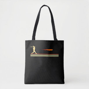 Bolso De Tela Chica Daugher, jugador de béisbol, divertida moch