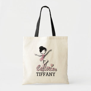 Bolso De Tela Chica de Ballerina Rosa   Bailarín de ballet