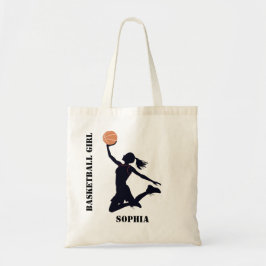 Bolso De Tela Chica de Baloncesto, Chica de Baloncesto Cumpleaño