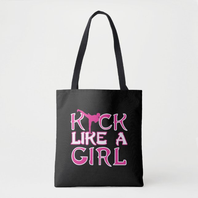 Bolso De Tela Chica de boxeo de arte marcial Karate (Anverso)