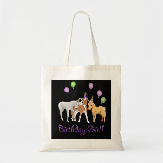 Bolso De Tela Chica de cumpleaños Caballo y regalo de Fiesta Pon
