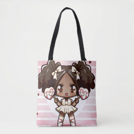 Bolso De Tela chica de dulces de anime