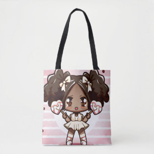 Bolso De Tela chica de dulces de anime