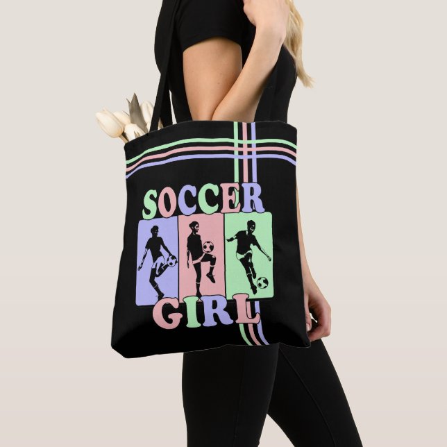 Bolso De Tela Chica de fútbol (Detalle)