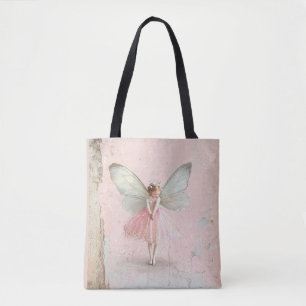 Bolso De Tela Chica de hadas de flor de toro y flor