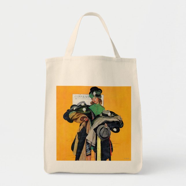 Bolso De Tela Chica de Hatcheck (Frente)