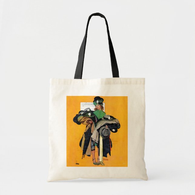 Bolso De Tela Chica de Hatcheck (Frente)