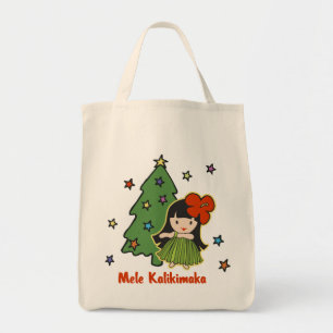 Bolso De Tela Chica de Hula hawaiano del navidad de las mieles