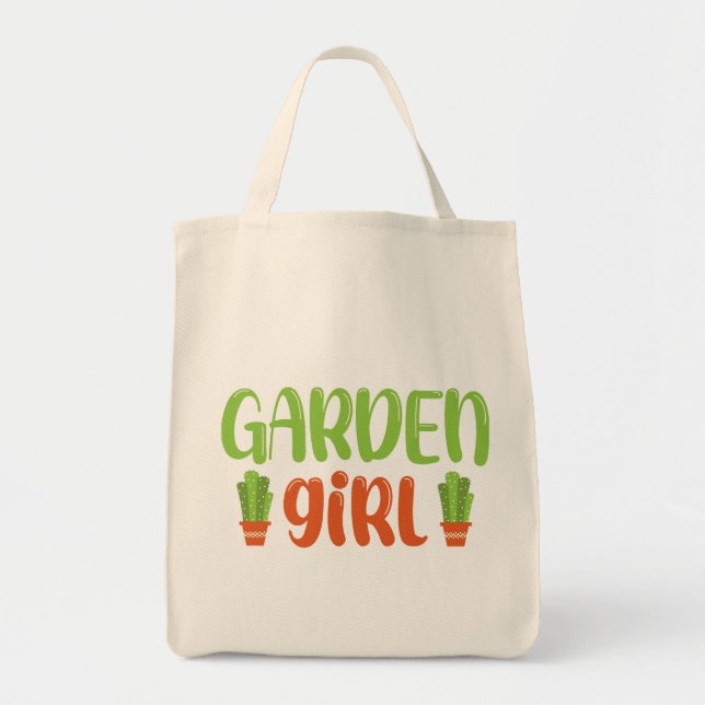 Bolso De Tela Chica de jardín (Frente)
