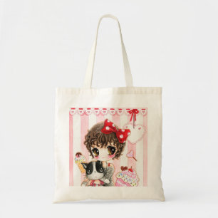 Bolso De Tela Chica de Kawaii con el gato