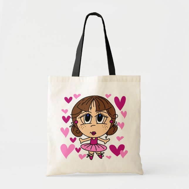 Bolso De Tela Chica de la bailarina (Frente)