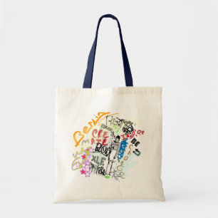 Bolso De Tela Chica de la pintada de Berlín