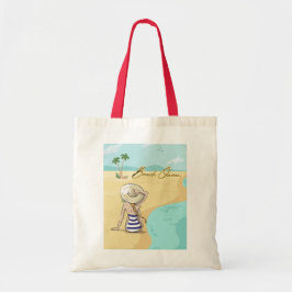 Bolso De Tela chica de la playa