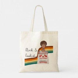 Bolso De Tela Chica de los Lover del Libro Negro con corte en el