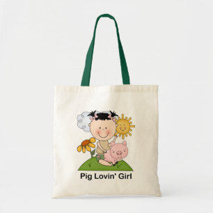 Bolso De Tela Chica de Lovin del cerdo