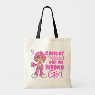 Bolso De Tela Chica de Lucha contra el Cáncer de Mama 1