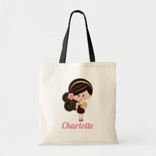 Bolso De Tela Chica de maquillaje todo el Dolled encima de la