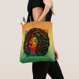 Bolso De Tela Chica de melanina del Mes de la Historia Negra