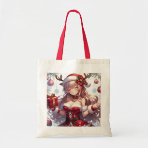 Bolso De Tela Chica de Navidades de anime