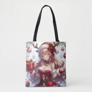 Bolso De Tela Chica de Navidades de anime