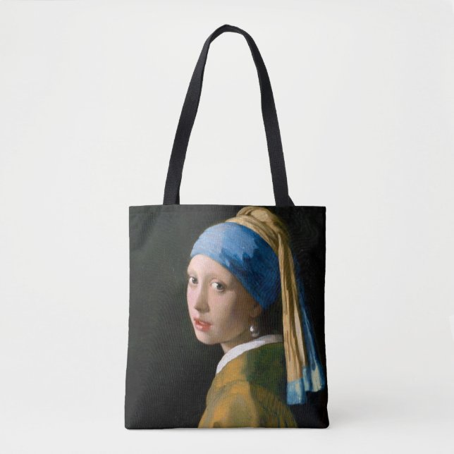 Bolso De Tela Chica de Pearl Earring, Johannes Vermeer, 1665 (Anverso)