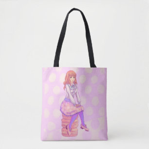 Bolso De Tela Chica de Pink Macaron