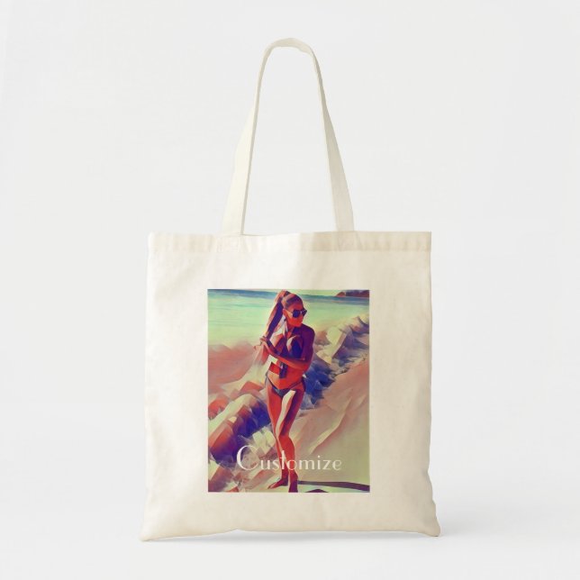 Bolso De Tela Chica de playa Thunder_Cove (Frente)