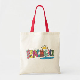 Bolso De Tela Chica de playa Tote Bag
