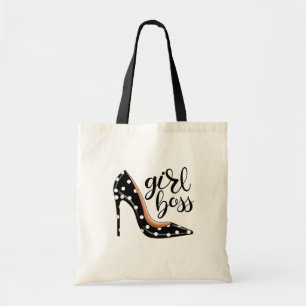 Bolso De Tela Chica de tacón alto Jefe Tote Bag