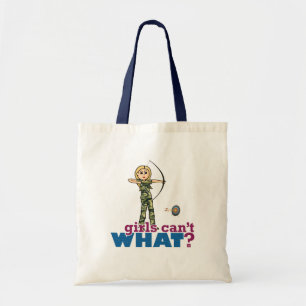 Bolso De Tela Chica de tiro al arco - Rubia
