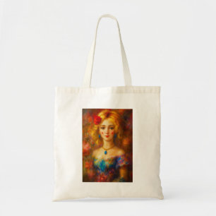Bolso De Tela chica de zafiro azul