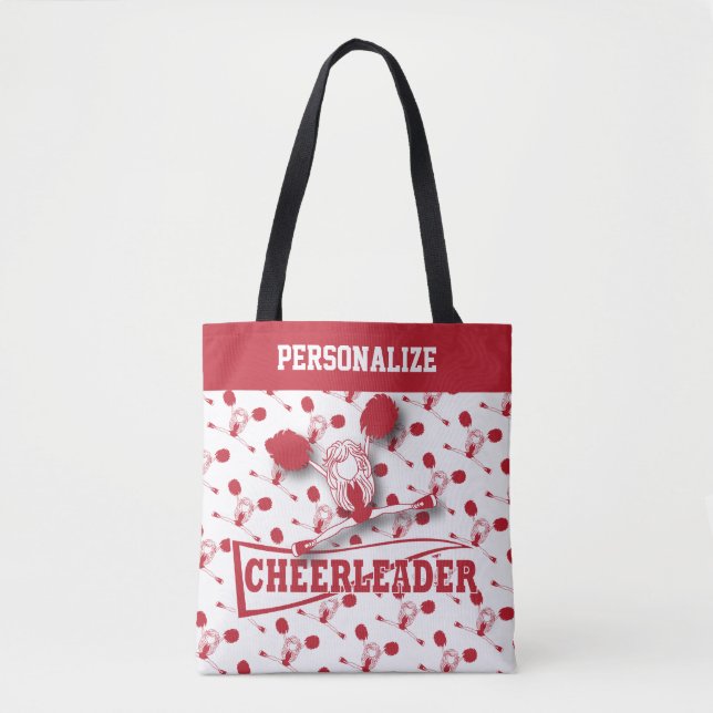 Bolso De Tela Chica del animador rojo oscuro (Anverso)