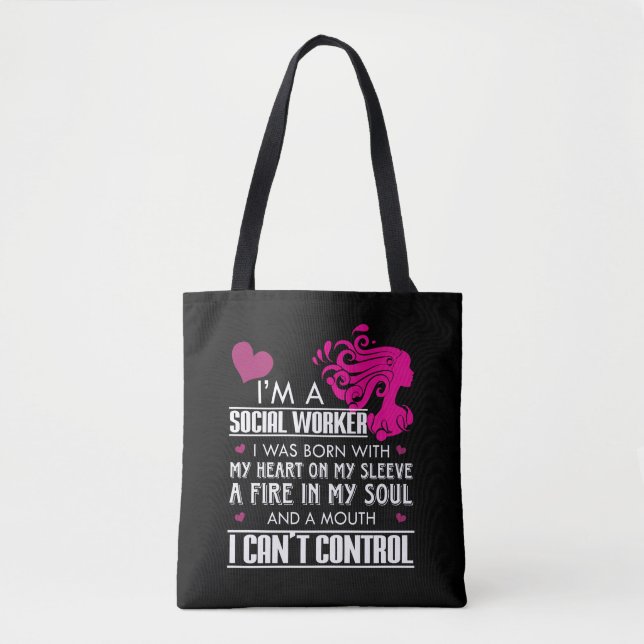 Bolso De Tela Chica del asistente social (Anverso)