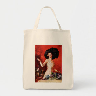 Bolso De Tela Chica del encanto de Edwardian