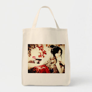 Bolso De Tela Chica del japonés del vintage
