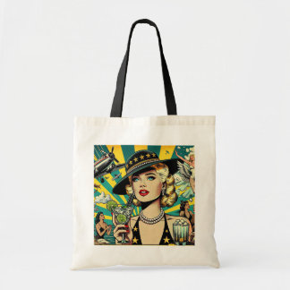 Bolso De Tela Chica del Show Retro