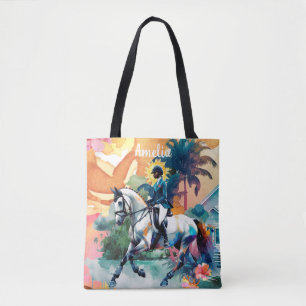 Bolso De Tela Chica ecuestre Jamaica