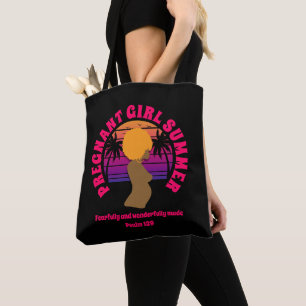 Bolso De Tela CHICA EMBARAZADA Personalizado DE VERANO Christian